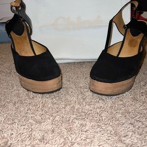 Chloè Suede Platforms